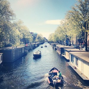 A beautiful day on the canals