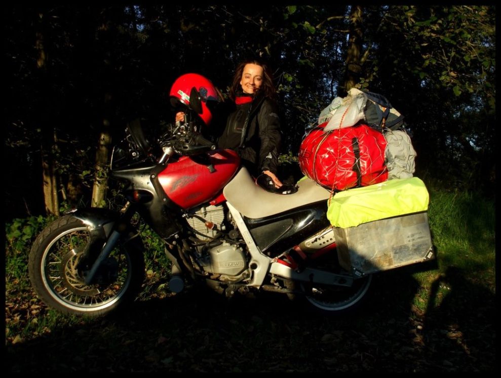 The big cull: if it didn't fit into the back of the bike...it was sold!