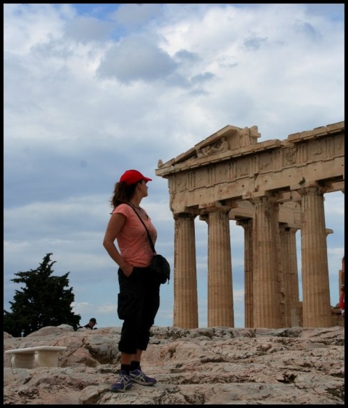 Visiting the Acropolis...on an average day 'off' work